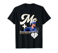 Me + Bobby WITT Jr = Heart Kansas City Baseball MLBPA T-Shirt