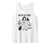 Me in 10 Years Cat Mom Débardeur