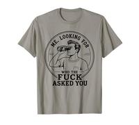 Me Looking for Who The Fuck Asked You Meme rétro Amusant T-Shirt