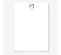Me Loovely Lot de 20 feuilles de papier à lettre et enveloppes - Format A5 - Fournitures de papeterie pour écrire des lettres d'amour, la Saint-Valentin, un anniversaire et un mariage