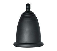 Me Luna Coupe menstruelle Classic, bille, noir, Taille S