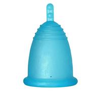 Me Luna Coupe menstruelle Soft, manche, cyan, Taille S