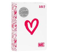 Me My Evolution Agenda journalier 2027 de 16 mois, pour garçons et filles, avec couverture souple et graphique en relief, 512 pages, idéal pour l'école secondaire et l'université, 12 x 16,5 cm