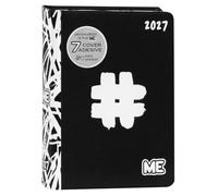 Me My Evolution Agenda journalier 2027 de 16 mois, pour garçons et filles, avec couverture souple et graphique en relief, 512 pages, idéal pour l'école secondaire et l'université, 12 x 16,5 cm