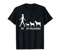 ME MY FOLLOWERS Goat Lover Farmer Animal Farming T-Shirt