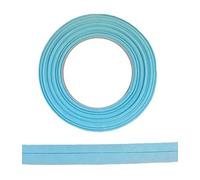 ME:NaMa Biais 100 % coton - 10 m x 18 mm (plié) - Ruban de qualité supérieure en coton - Idéal pour la couture DIY - Fabriqué en Belgique - Sur un rouleau (turquoise)