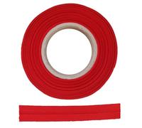 ME:NaMa Biais 100 % coton - 10 m x 18 mm (plié) - Ruban de qualité supérieure en coton - Idéal pour la couture DIY - Fabriqué en Belgique - Sur un rouleau (rouge foncé)