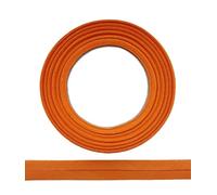 ME:NaMa Ruban biais 100 % coton - 10 m x 30 mm (plié) - Ruban en coton de qualité supérieure - Idéal pour la couture DIY - Fabriqué en Belgique sur un rouleau (orange)
