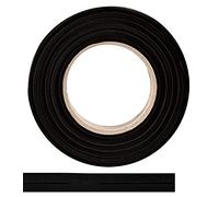 ME:NaMa Ruban biais 100 % coton - 5 m x 50 mm (plié) - Ruban en coton de qualité supérieure - Idéal pour la couture DIY - Fabriqué en Belgique sur un rouleau (noir)