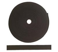 ME:NaMa Ruban de couture 100 % coton - 50 m x 10 mm - Ruban sergé de qualité supérieure - Ruban sergé - Ruban à chevrons - Idéal pour la couture DIY - Fabriqué en Belgique - Sur un rouleau (noir)