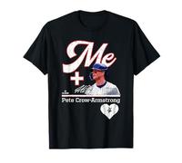 Me + Pete Crow Armstrong = Heart Chicago Baseball MLBPA T-Shirt