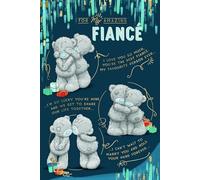 Me To You Bear Carte d'anniversaire pour fiancé ASM01358