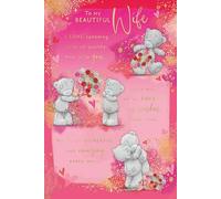 Me To You Bear Carte de Saint-Valentin avec inscription « Beautiful Wife »