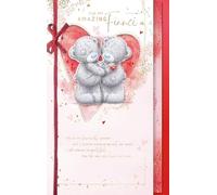 Me To You Bear Carte de Saint-Valentin faite à la main Amazing Fiancé