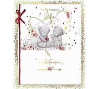 Me to You Bear Magnifique carte de Saint-Valentin faite à la main pour femme