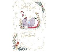 Me To You Carte de Noël pour bébé fille Motif ourson Tatty Teddy 12,7 x 20,3 cm Collection officielle
