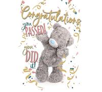Me To You Carte de vœux Tatty Teddy avec inscription « Congratulations You Passed! » 12,7 x 17,8 cm -