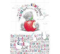 Me To You Carte de vœux Tatty Teddy « Off to Big School » - Collection officielle - 12,7 x 17,8 cm