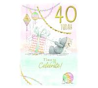 Me To You Tatty Teddy Carte d'anniversaire 40 ans Collection officielle 12,7 x 17,8 cm