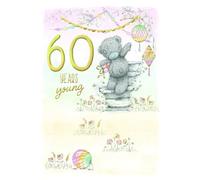 Me To You Tatty Teddy Carte d'anniversaire 60 ans Ours avec lanternes Collection officielle 12,7 x 17,8 cm