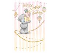 Me to You Tatty Teddy Carte d'anniversaire pour la sœur la plus incroyable - Collection officielle