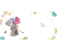 Me To You Tatty Teddy Carte d'anniversaire souvenir 3D de luxe Just For You 15,2 x 15,2 cm - Collection officielle