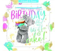 Me To You Tatty Teddy Carte d'anniversaire souvenir 3D de luxe Super Duper 15,2 x 15,2 cm - Collection officielle