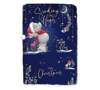Me To You Tatty Teddy Carte de Noël Big Hugs avec détails en feuille d'or 15,2 x 22,9 cm - Collection officielle