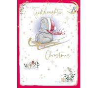 Me To You Tatty Teddy Carte de Noël de luxe avec détails en feuille d'or pour filleul 12,7 x 17,8 cm - Collection officielle