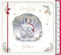 Me To You Tatty Teddy Carte de Noël faite à la main avec inscription To My Amazing Wife 30,5 x 35,6 cm - Collection officielle