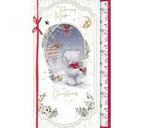 Me To You Tatty Teddy Carte de Noël faite à la main Inscription To An Amazing Mum avec insert en papier illustré 17,8 x 27,9 cm - Collection officielle