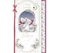 Me To You Tatty Teddy Carte de Noël faite à la main pour fiancée, ours en peluche Tatty Teddy dansant 17,8 x 27,9 cm - Collection officielle