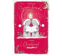Me To You Tatty Teddy Carte de Noël pour amis spéciaux, jolie carte avec insert en papier illustré 15,2 x 22,9 cm - Collection officielle