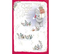 Me To You Tatty Teddy Carte de Noël pour une sœur fabuleuse 15,2 x 22,9 cm - Collection officielle