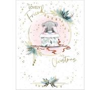 Me To You Tatty Teddy Carte de Noël To A Lovely Friend 12,7 x 17,8 cm - Collection officielle