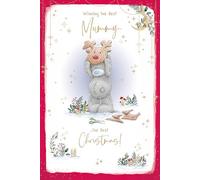 Me To You Tatty Teddy Carte de Noël To The Best Mummy, 15,2 x 22,9 cm - Collection officielle
