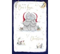 Me To You Tatty Teddy Carte de Noël To The One I Love, Tatty Teddy, 15,2 x 22,9 cm - Collection officielle