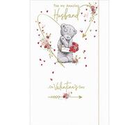 Me To You Tatty Teddy Carte de Saint-Valentin de luxe Motif ourson mari avec enveloppe 17,8 x 27,9 cm - Collection officielle