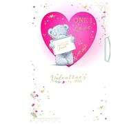 Me to You Tatty Teddy Carte de Saint-Valentin faite à la main avec roue tournante 15,2 x 22,9 cm - Collection officielle