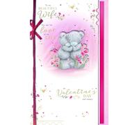 Me to You Tatty Teddy Carte de Saint-Valentin faite à la main Inscription To my Beautiful Wife 17,8 x 27,9 cm - Collection officielle