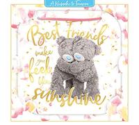 Me to You Tatty Teddy Carte de vœux 3D pour meilleurs amis 15,2 x 15,2 cm - Collection officielle