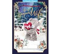 Me to You Tatty Teddy Carte souvenir de Noël 3D pour ma magnifique épouse 15,2 x 22,9 cm - Collection officielle