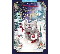 Me to You Tatty Teddy Carte souvenir de Noël 3D pour un couple spécial 15,2 x 22,9 cm - Collection officielle