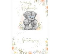 Me to You Tatty Teddy For My Lovely Husband Carte d'anniversaire de mariage 15,2 x 22,9 cm - Collection officielle