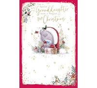 Me To You Tiny Tatty Teddy Carte de Noël pour le premier Noël de petite-fille 15,2 x 22,9 cm - Collection officielle