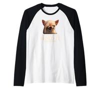 Me Trying to Hold It Together Drôle Chihuahua Meme Manche Raglan