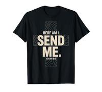 Me Voici, envoie-Moi Ésaïe 6 8 Écriture missionnaire T-Shirt