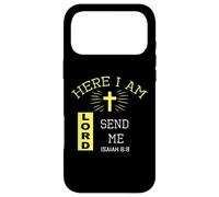 Me Voici Envoyez-Moi Un Verset de la Bible sur la Religion chrétienne Coque pour iPhone 17 Pro Max