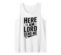 Me Voici, Seigneur, envoie-Moi la Foi chrétienne Débardeur