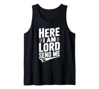 Me Voici, Seigneur, envoie-Moi la Foi chrétienne Débardeur